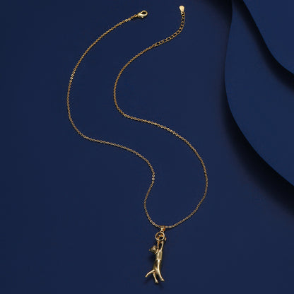 Simple and versatile kitten nano projection pendant